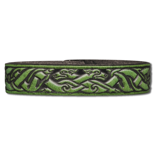 Lederarmband Celtic 16mm Hunde (9)