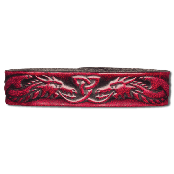Leather Bracelet 16mm (5/8 inch) Dragon (12)