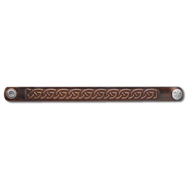 Leather Bracelet Celtic 16mm Knotwork (2)