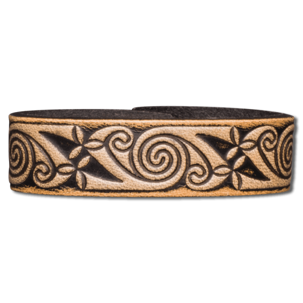 Leather Bracelet 20mm (4/5 inch) Spirale (4)