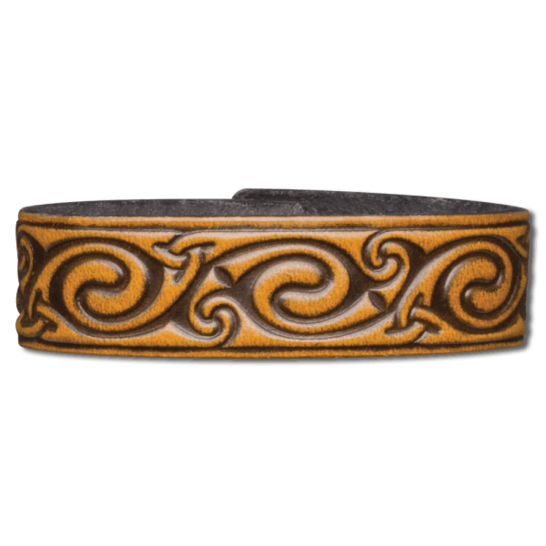 Leather Bracelet 20mm (4/5 inch) Spiral (5)