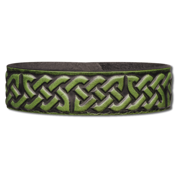 Leather Bracelet 20mm (4/5 inch) Knotwork (13)