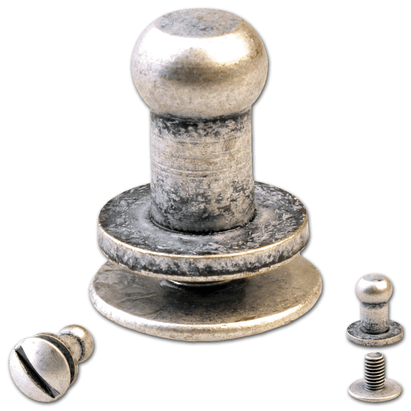 Knopfschraubnieten 4,5mm nickel-geschwärzt