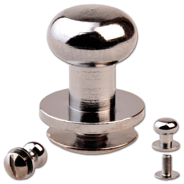 Knopfschraubnieten 8mm nickel-geschwärzt