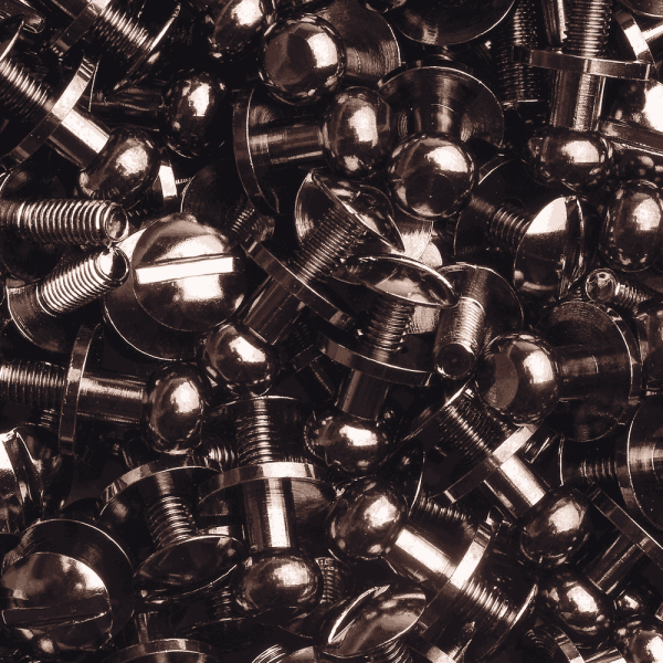 Knopfschraubnieten 6mm nickel-geschwärzt