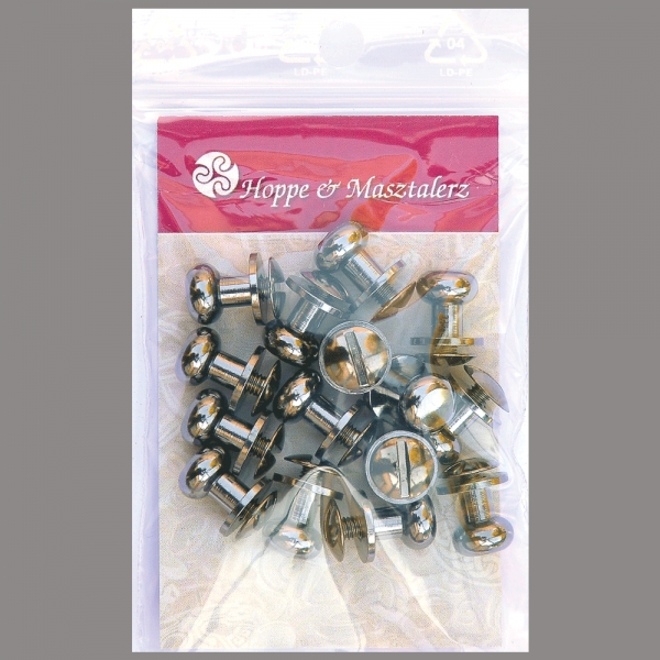 Button Screw Studs 8mm gun metal