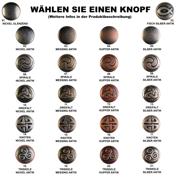 Leather Bracelet 16mm (5/8 inch) black