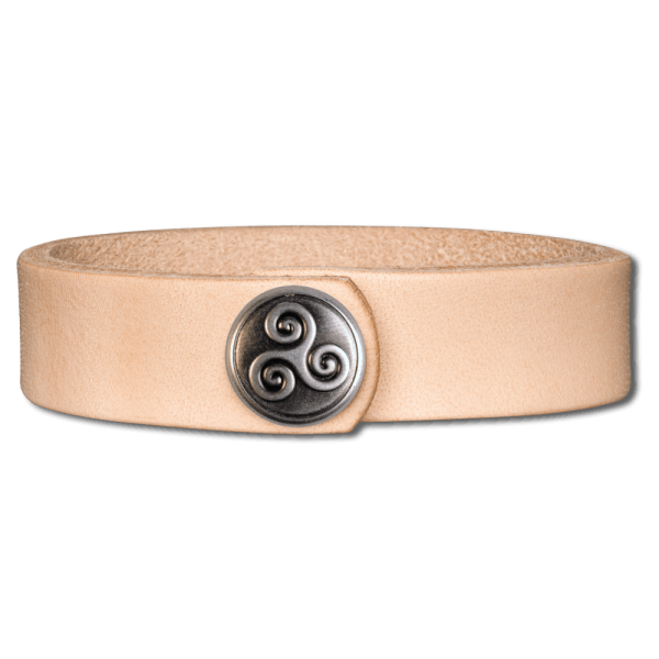 Leather Bracelet 16mm (5/8 inch) natural
