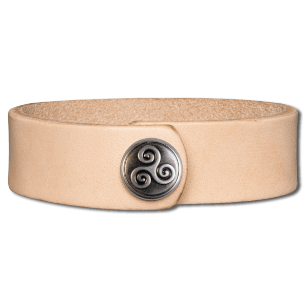 Leather Bracelet 20mm (4/5 inch) natural