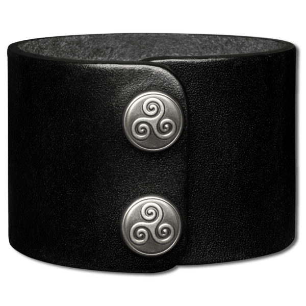 Leather Bracelet 48mm (1 7/8 inch) black