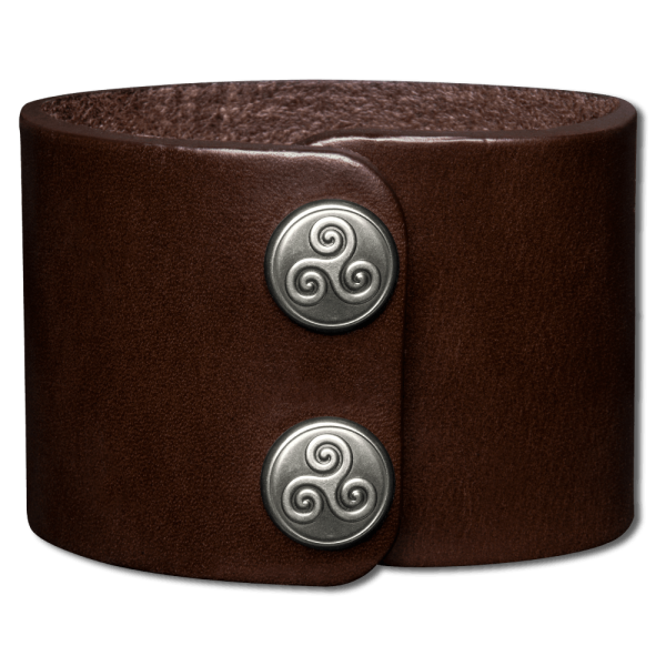 Leather Bracelet 48mm (1 7/8 inch) brown