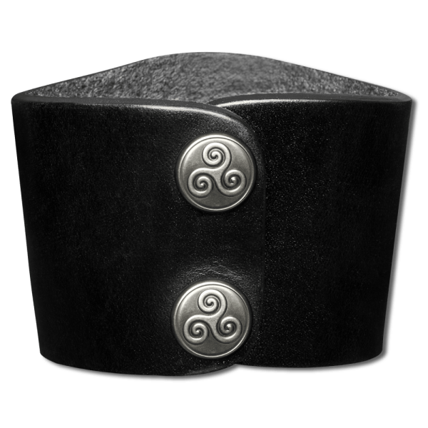 Leather Bracelet 60mm (2 3/8 inch) black