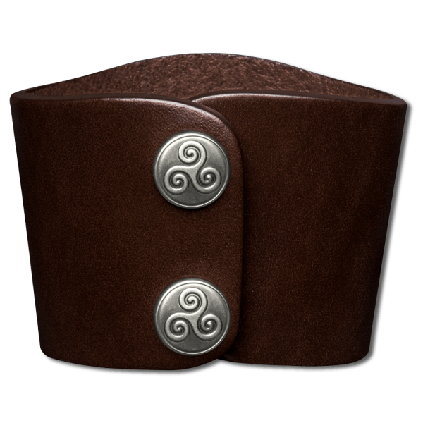 Lederarmband 60mm braun