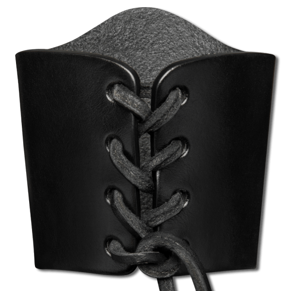 Leather Wristbands 90 mm (lace-up - 3 9/16 inch) back