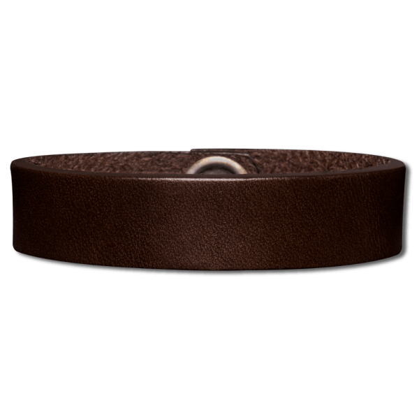 Leather Bracelet 16mm (5/8 inch) brown