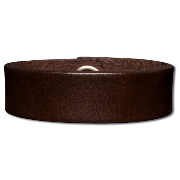 Leather Bracelet 20mm (4/5 inch) brown