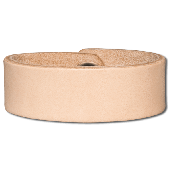Leather Bracelet 24mm (15/16 inch) natural