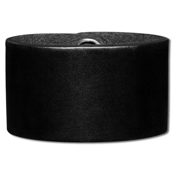Leather Bracelet 40mm (1 9/16 inch) black