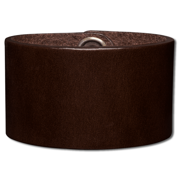 Leather Bracelet 40mm (1 9/16 inch) brown