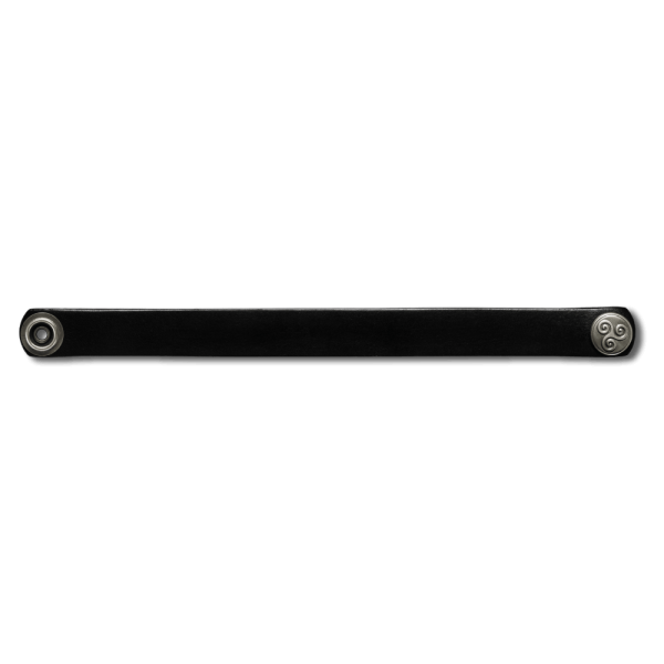 Leather Bracelet 16mm (5/8 inch) black