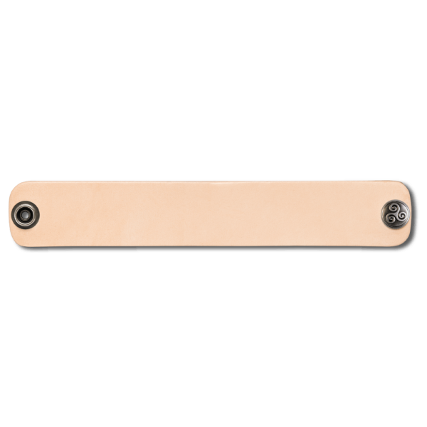 Leather Bracelet 32mm (1 1/4 inch) natural