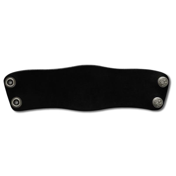 Leather Bracelet 60mm (2 3/8 inch) black