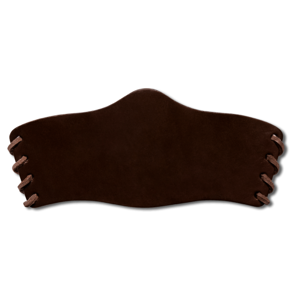 Leather Wristbands 90 mm (lace-up - 3 9/16 inch) brown