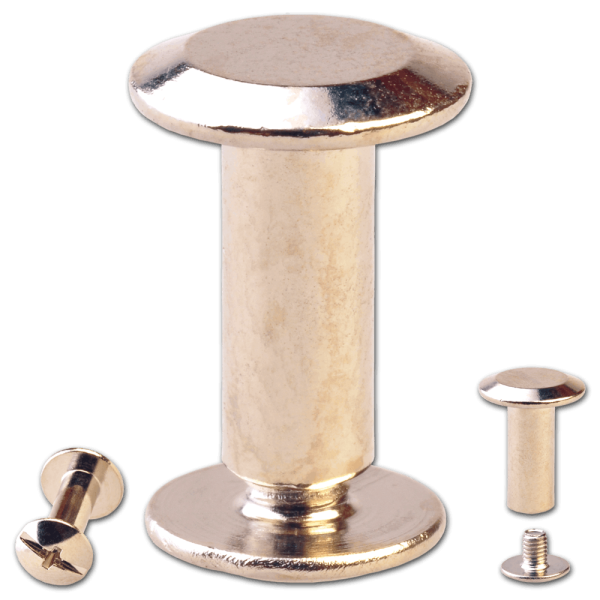 Schraubnieten 10MM nickel-glänzend