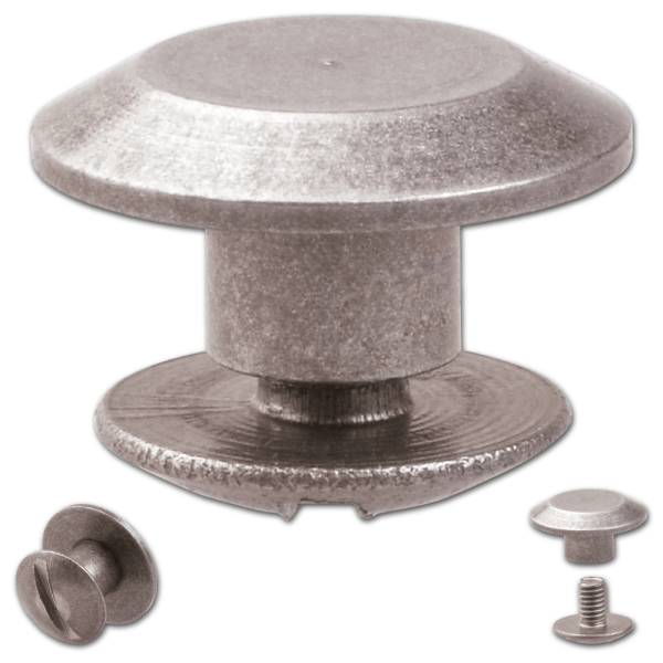 Schraubnieten 3MM nickel-antik