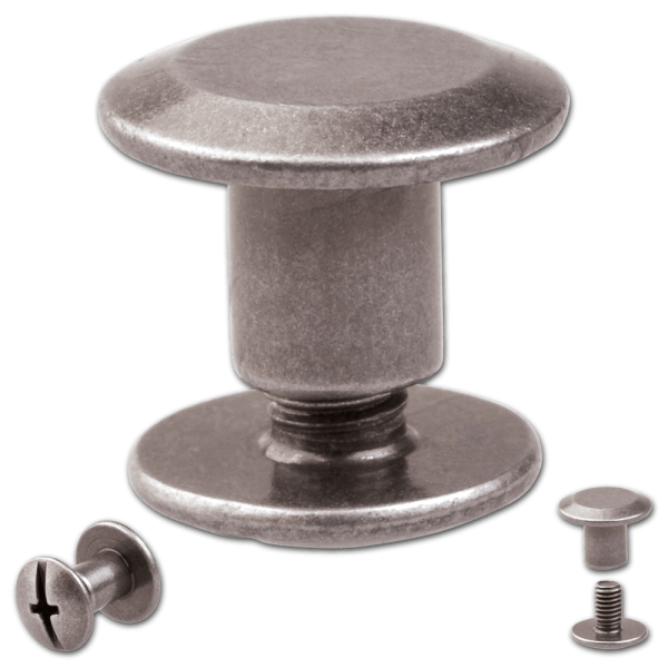 Screw Rivets 5MM nickel-antique