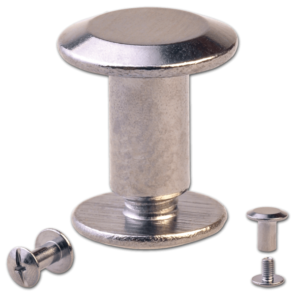 Schraubnieten 7MM nickel-geschwärzt