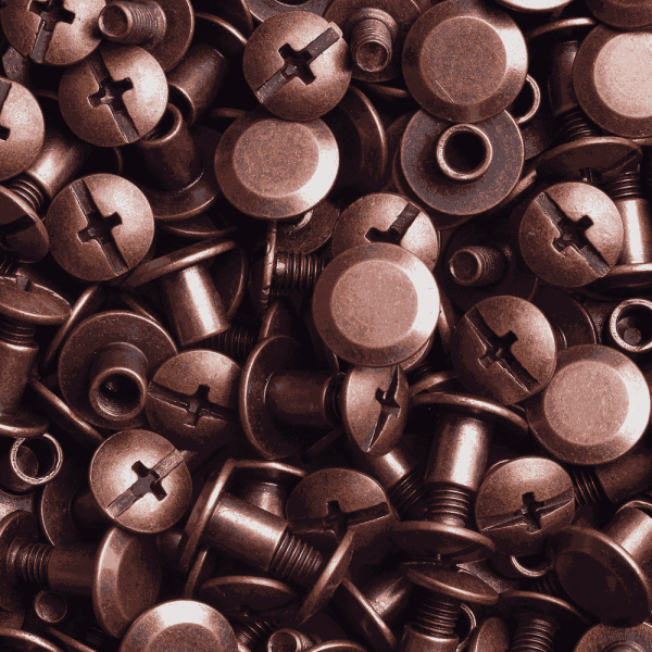 Schraubnieten 5MM kupfer-antik