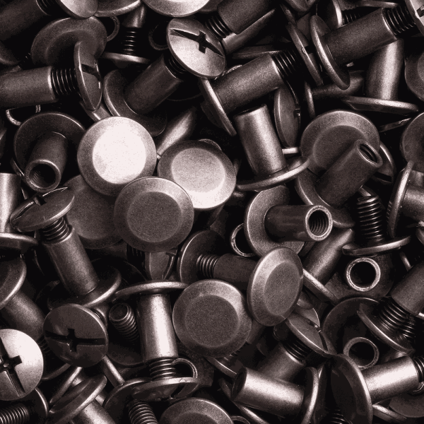 Schraubnieten 7MM nickel-antik