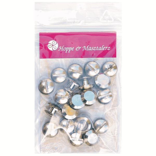 Schraubnieten 3MM nickel-glänzend