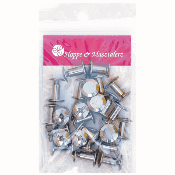 Schraubnieten 7MM nickel-geschwärzt