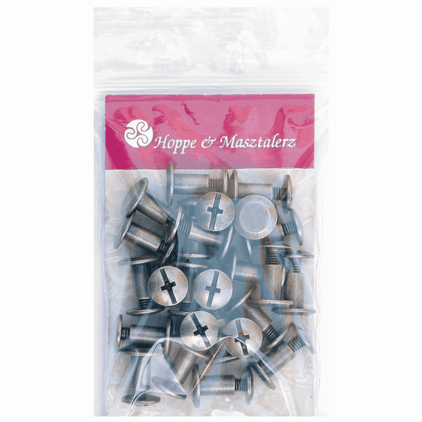 Schraubnieten 7MM nickel-antik