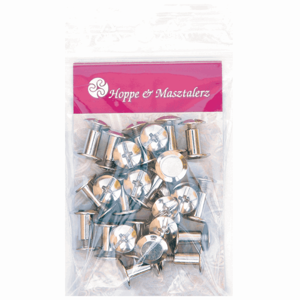 Schraubnieten 7MM nickel-glänzend