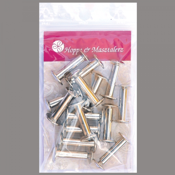 Screw Rivets 15MM nickel-glossy