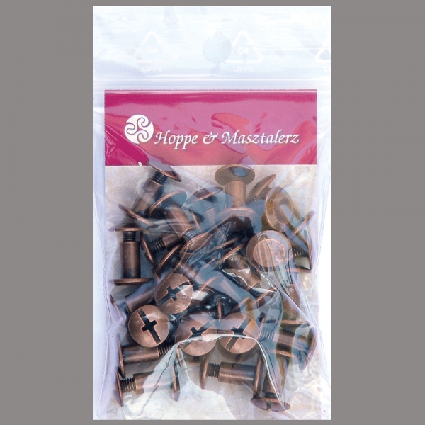 Screw Rivets 7MM copper-antique