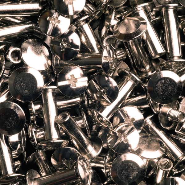 Screw Rivets 12MM nickel-glossy