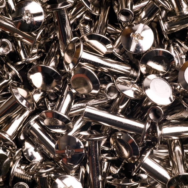 Screw Rivets 15MM nickel-glossy