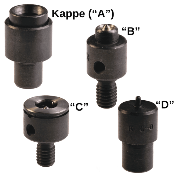 Setzwerkzeuge für Druckknöpfe System 'F0'