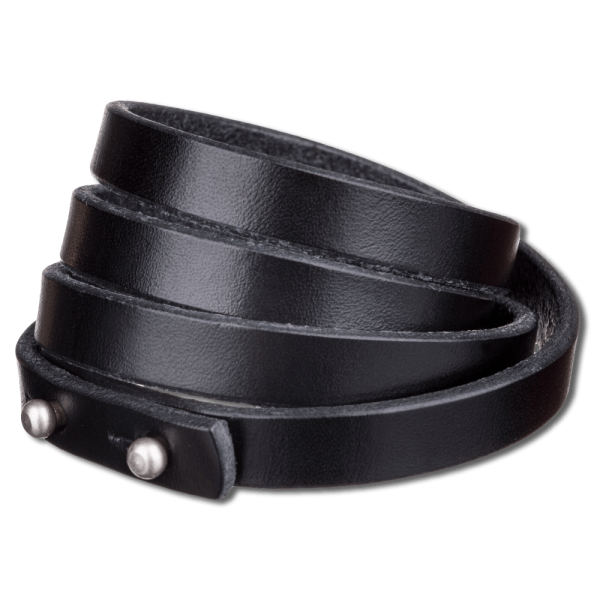 Wrap Bracelet 10mm Fourfold Wrap - Black