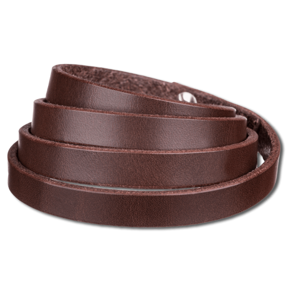 Wrap Bracelet 10mm Fourfold Wrap - Brown