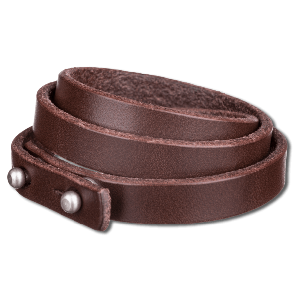 Wrap Bracelet 10mm Triple Wrap - Brown