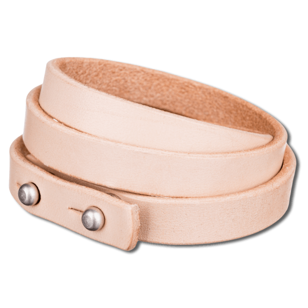 Wrap Bracelet 10mm Triple Wrap - Natural