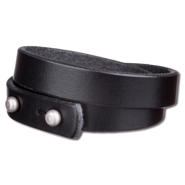 Wrap Bracelet 13mm Double Wrap - Black
