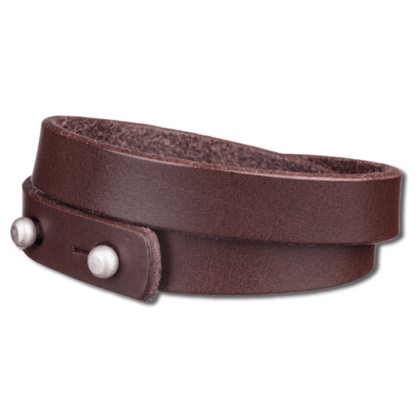 Wrap Bracelet 13mm Double Wrap - Brown