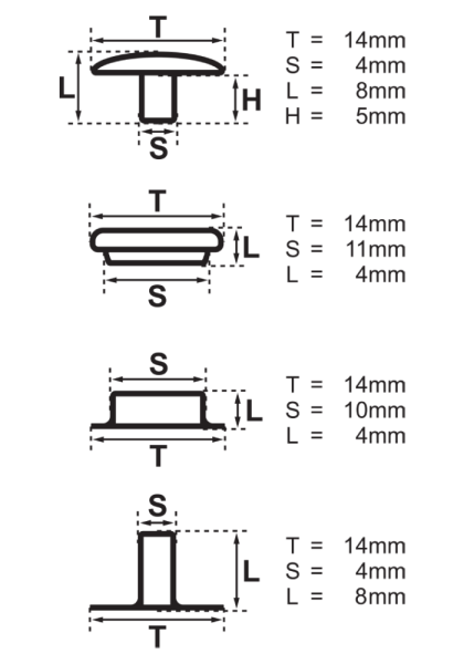 Ringfeder-Druckknöpfe “F3” 14mm christliches Fisch-Symbol aus Messing (nickel frei), Finish: silber-antik