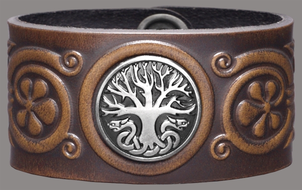 Lederarmband Tree of Life